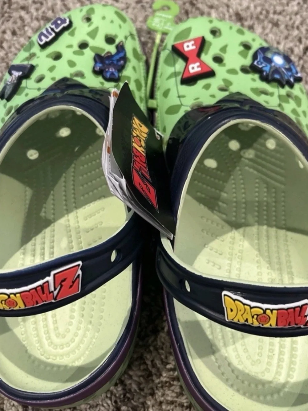 CROCS Men’s Green Dragon Ball Z Character Clogs-Size 11